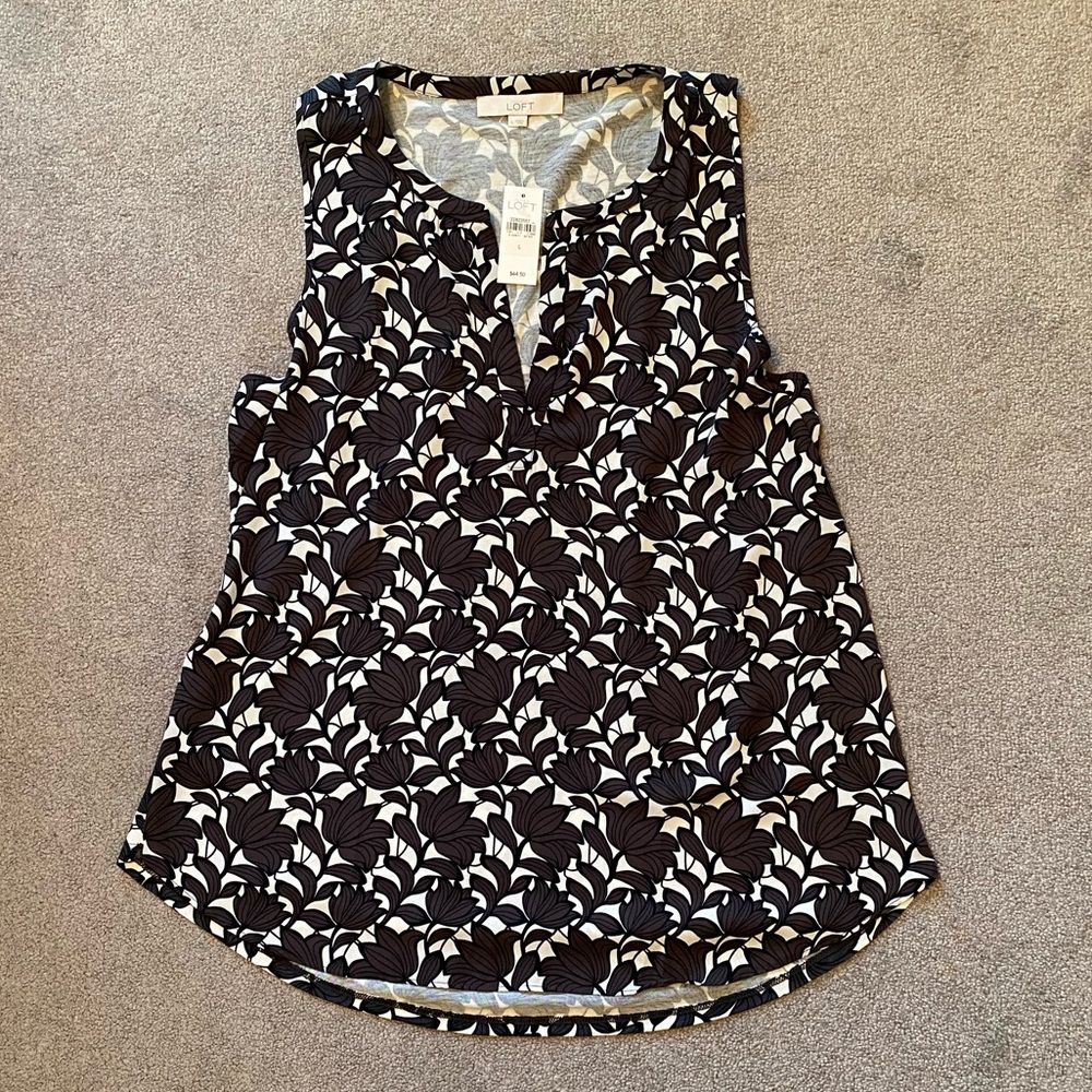 Loft Silk Sleeveless Blouse